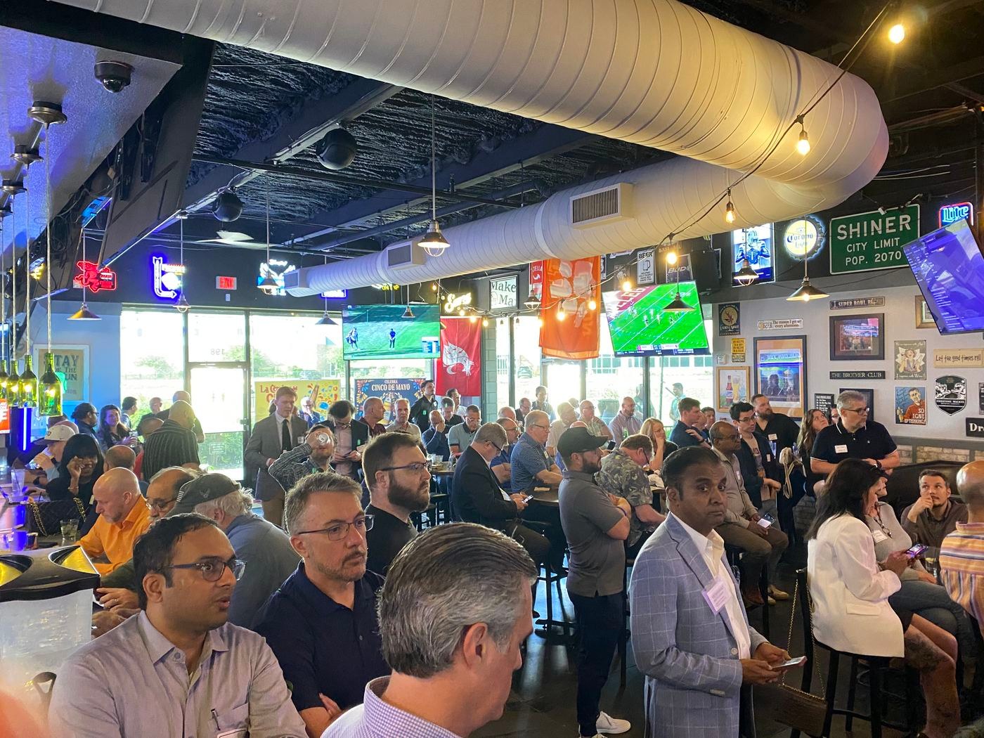 Attendees at a Mind & Machine DFW event