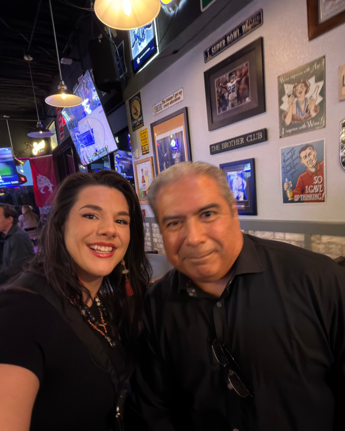 Two attendees at a Mind & Machine DFW event
