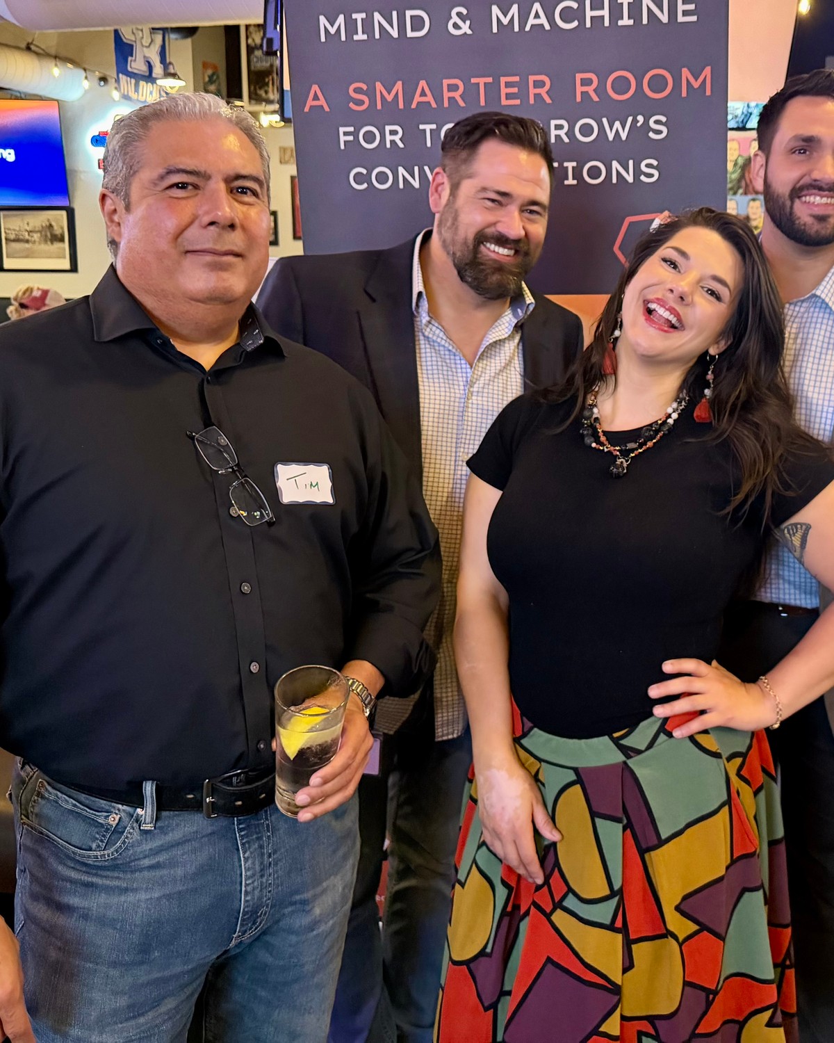 Mind & Machine DFW community members at an event