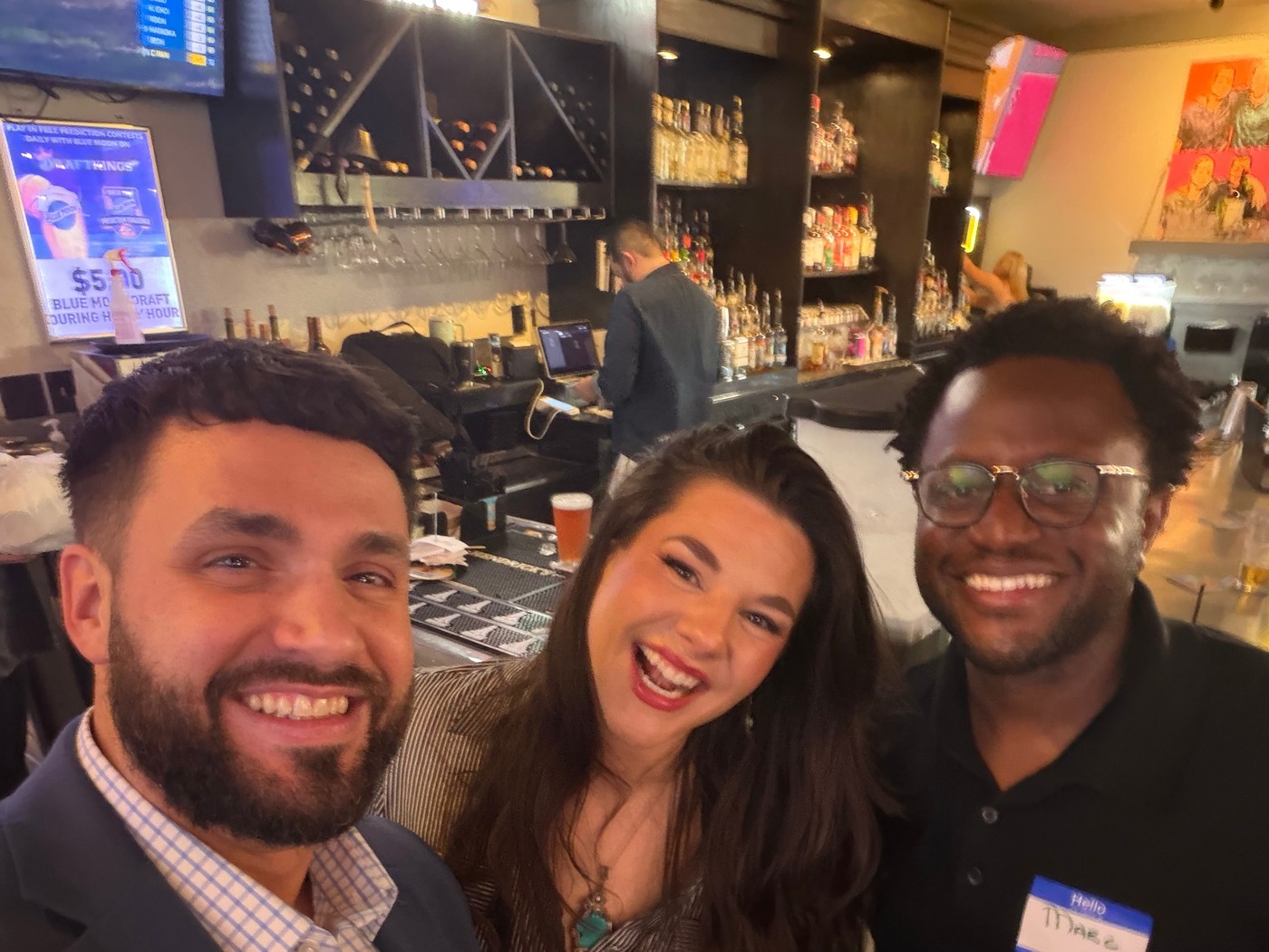 Volunteers at a Mind & Machine DFW event