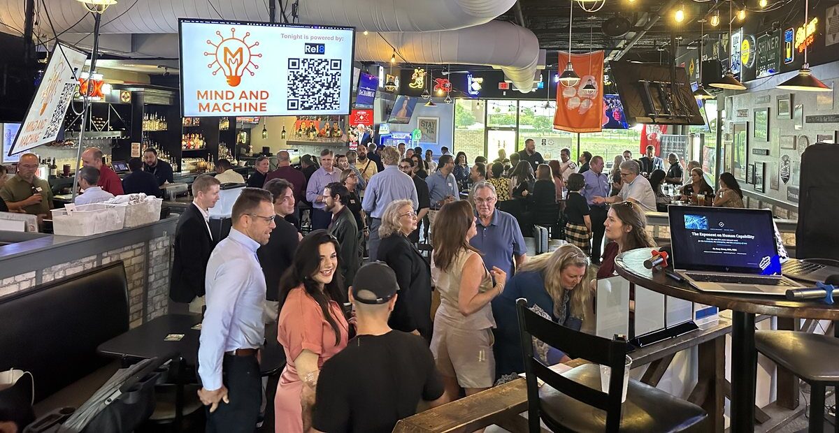 Business leaders in the room at a Mind & Machine DFW event